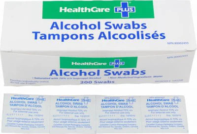 Health Care Plus Alcohol Prep Pads 6.25X2.8 CM - Box of 200