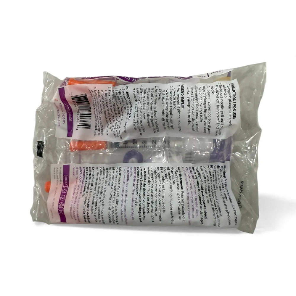 Sure Comfort Insulin Syringe 31g x 6mm, 0.3ml – Box of 100