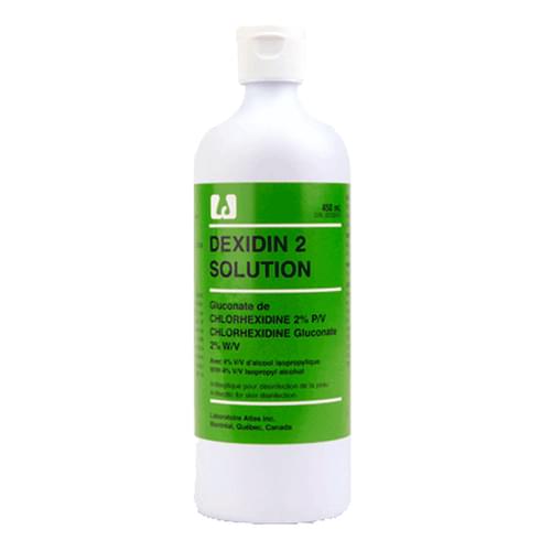 Dexidin 2 Antiseptic Solution, 2% CHG 4 % IPA - 450ml Bottle