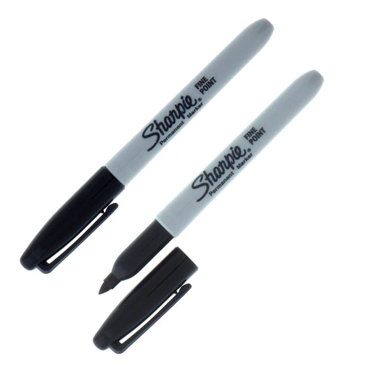 Fine Tip Sharpies – 2 per Pack