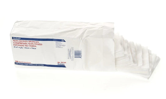 Dusoft Non- Woven, Gauze Sponge, 4-Ply, Non-Sterile 4x4in – Pack of 200