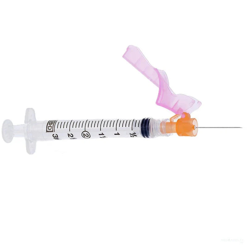 BD Eclipse Luer-Lock Syringe with Needle, 25G x 1” 3ml - Box of 50